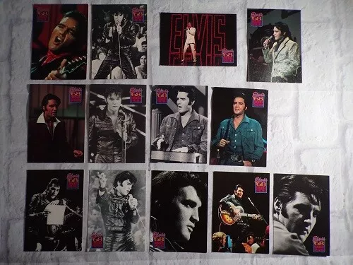 Lot of 13 1992 The Elvis Collection Comeback Special Collectible Trading Cards