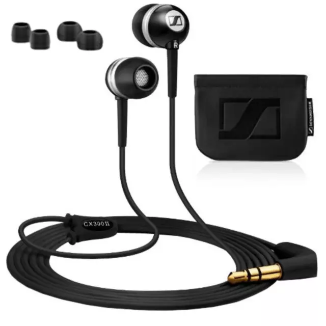 Sennheiser Cx 300-II In-Ear Écouteurs Casque Noir Aux 3,5 MM Jack