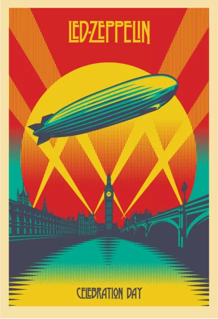 Led Zeppelin 13" X 19" Reproduction Concert Poster archival quality