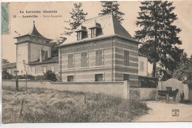 LUNEVILLE - Meurthe et Moselle - CPA 54 - un attelage à Saint Léopold