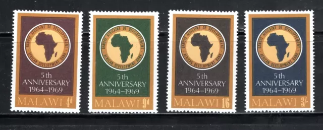 Malawi Stamp Scott #118-121, African Development Bank, Set of 4, MNH, SCV$1.00