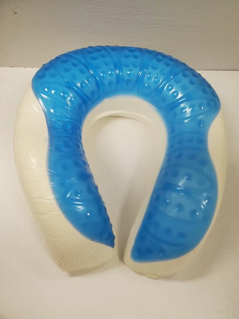 Contour Memory Foam Travel Neck Pillow with Cooling Gel 3
