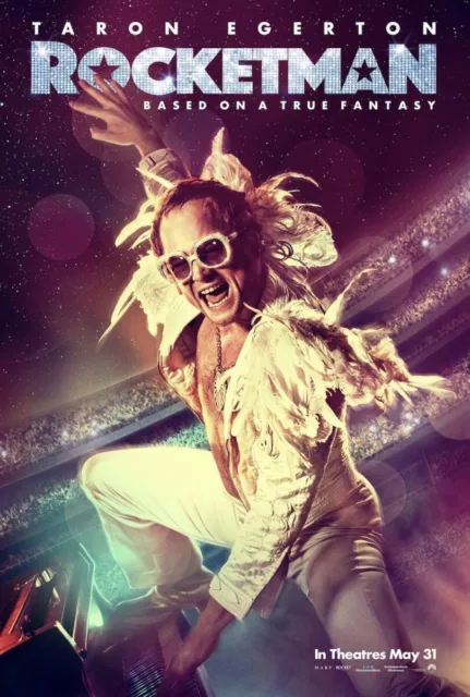 Rocketman - original DS movie poster 27x40 D/S Adv - 2019 Taron Egerton MINT