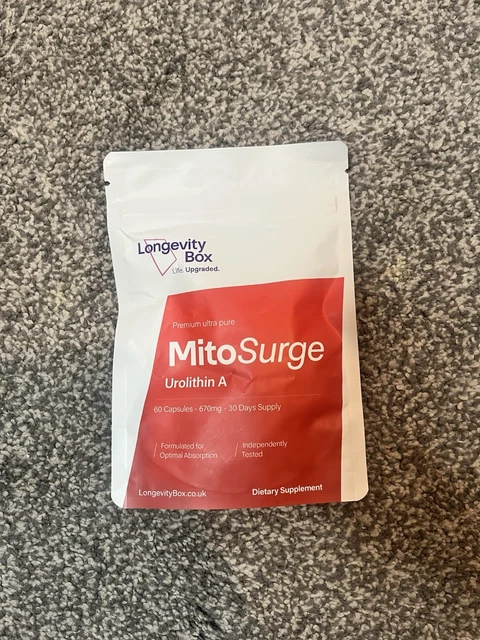LONGEVITY BOX PREMIUM Ultra Pure Mitosurge Urolithin A - 670mg - 60 ...