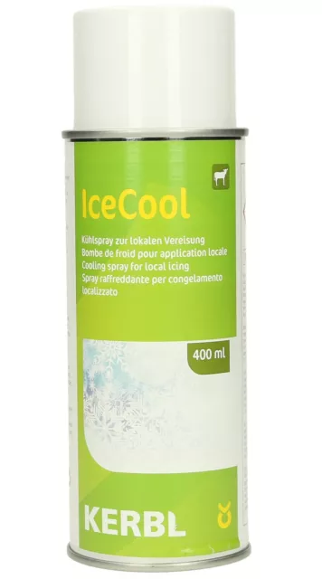 (EUR 26,25 / 1 Liter) Kerbl 15879 Enthornung Kühlspray IceCool Kälteschock 400ml