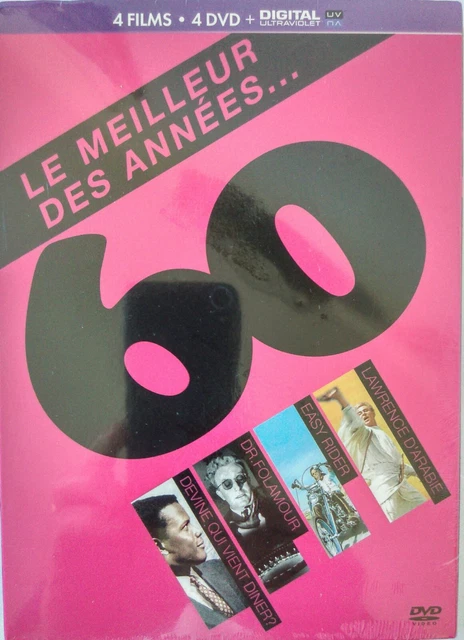 👉 Coffret 4 Dvd Films Cultes / Le Meilleur Des Annees 60 / 4 Films D'action