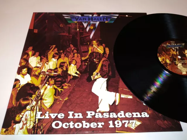 Van Halen Pasadena 1977 Lp Rare Vinyl Album Hard Rock Live Concert V062