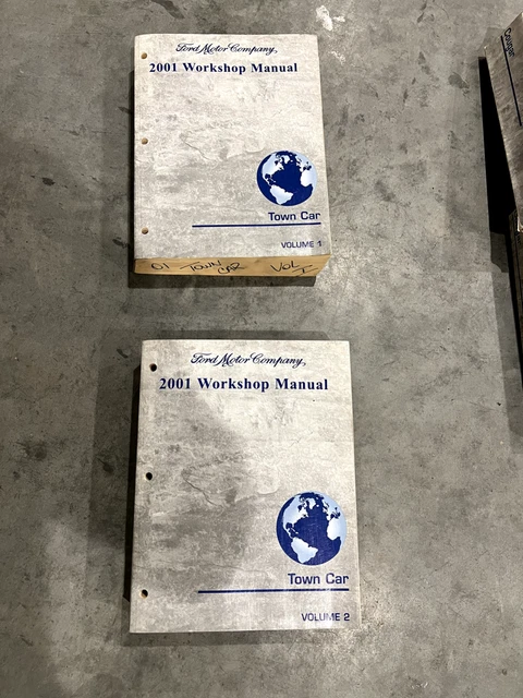 2001 FORD LINCOLN TOWN CAR Service Shop Repair Workshop Manual Set OEM Factory