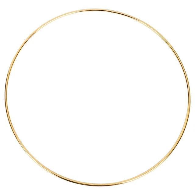 8 Piezas 8 Pulgadas Anillos de AtrapasueñOs Aros de Metal Anillo de Macramé paB2