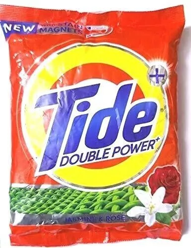 Tide Plus with Double Power Jasmine and Rose Detergent Washing Powder - 1 kg