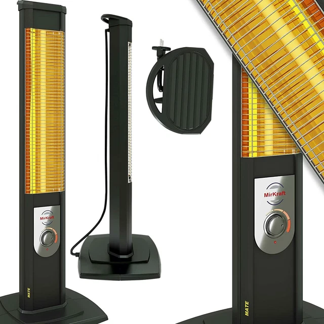 MirKraft 2500 W Heizstrahler Standheizstrahler Heizstrahler Terrasse Heizgeräte