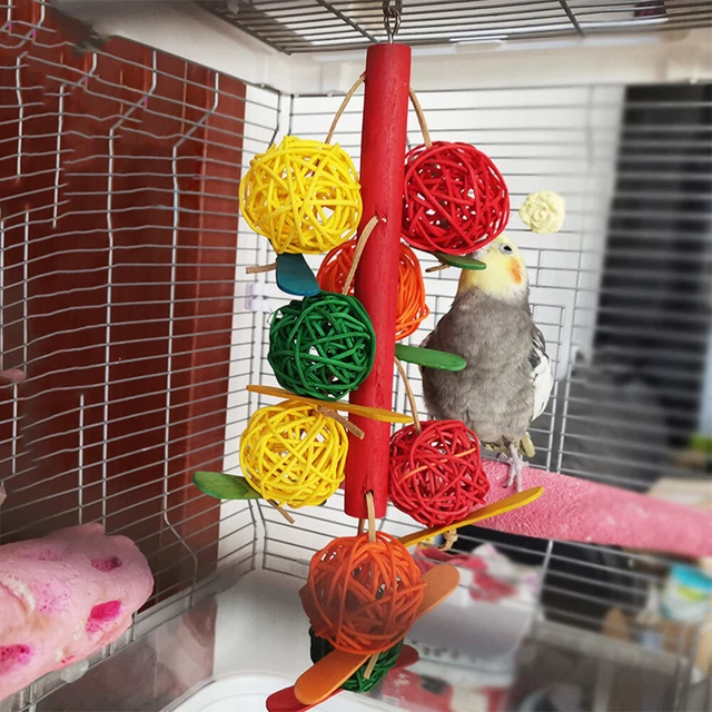 1 Pc Papagei Spielzeug Vogel Biss Spielzeug Papagei Käfig Liefert