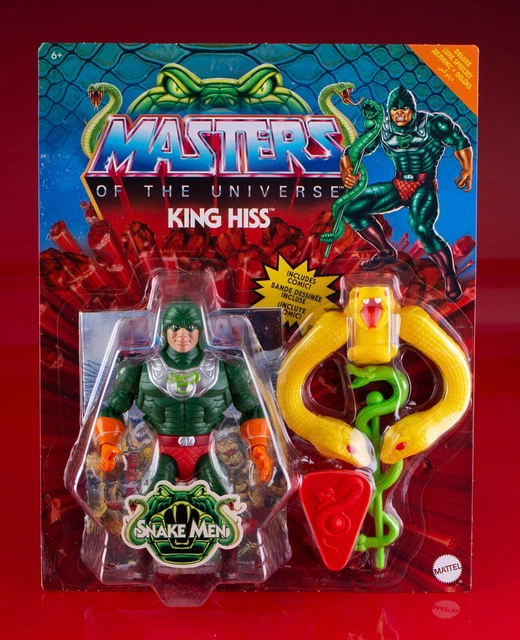 Masters of the Universe MOTU He-Man Origins King Hiss EU MOSC