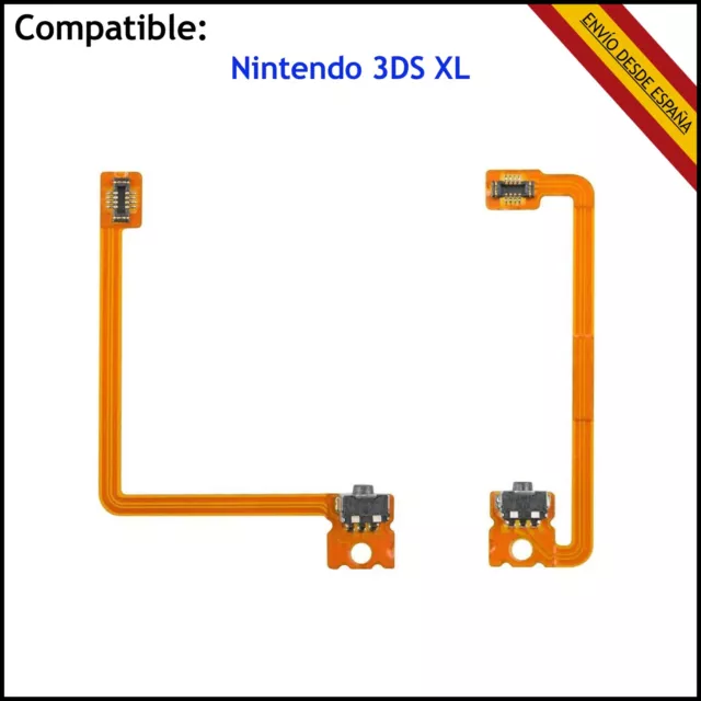 Cable Flex Para Nintendo 3Ds Xl Botones Repuesto L + R Boton L+R N3Dsxl Superior
