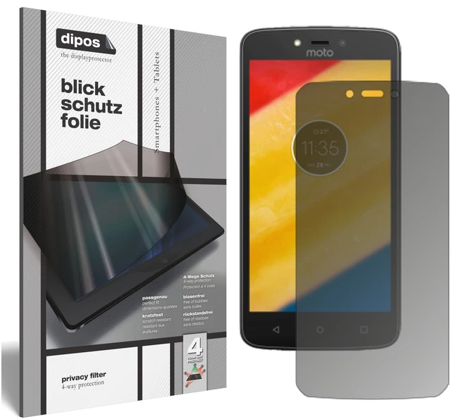 Protection écran Confidentialité Pour Motorola Moto Z4 - Film Anti-espion Mat - Dipos