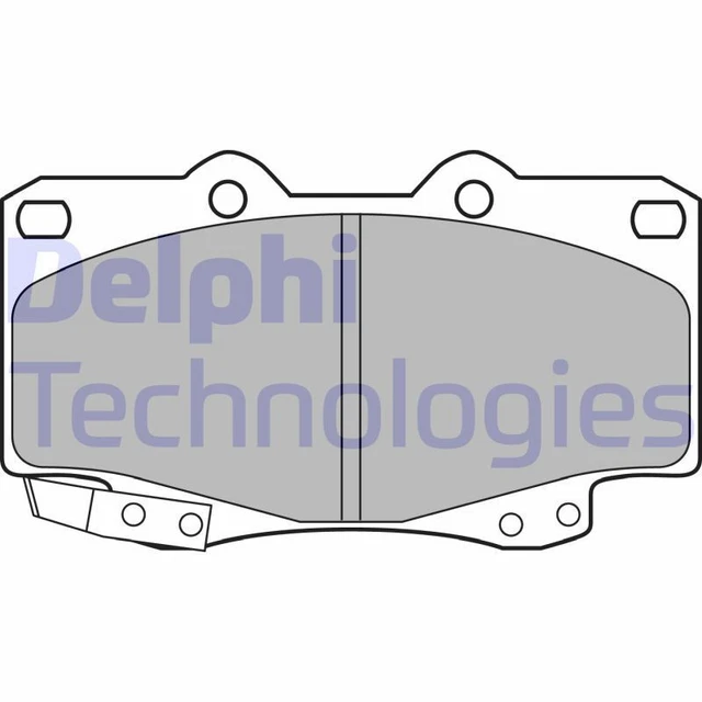 Delphi Lp2242 set pastiglie freno freno a disco per Toyota 04-15