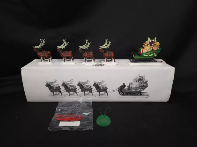 Department 56 The Heritage Collection Sleigh & Eight Tiny Reindeer L0018