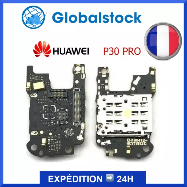 Lecteur Carte Sim Microphone Antenne Réseau pour Huawei P30 PRO