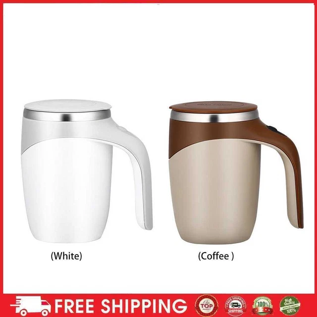 Tazza Agitatrice Automatica Miscelatore Caffè Elettrico Rotante Acciaio Inox