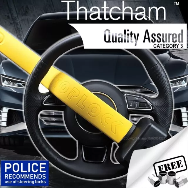 For Audi Car Steering Wheel Lock High Security Stoplock Pro Elite Premium. Caps✅
