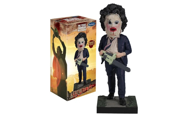 Leatherface Pretty Woman Mask Bobblehead Statue The Texas Chain Saw Massacre '74
