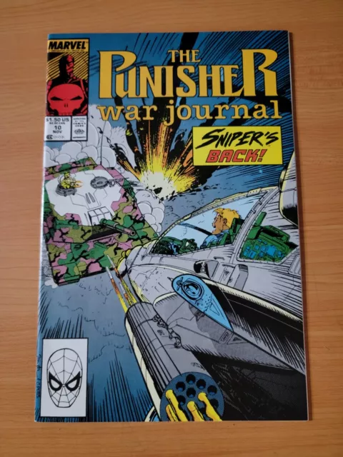 Punisher War Journal #10 Direct Market Edition ~ NEAR MINT NM ~ 1989 Marvel