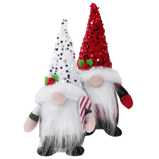 Centre de table Gnome de noël, 2 pièces, ornement esthétique, décoration de