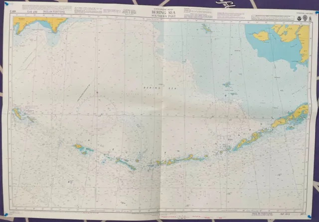 Admiralty 4813 NORTH PACIFIC OCEAN BERING SEA SOUTHERN PART Map Chart Maritime