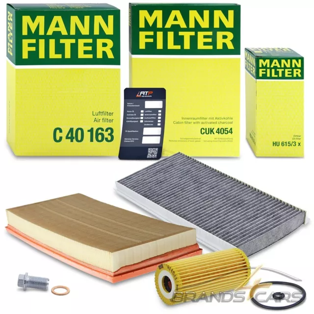 Mann-Filter Inspektionspaket Filtersatz A Für Mercedes A-Klasse W169 160 180 Cdi