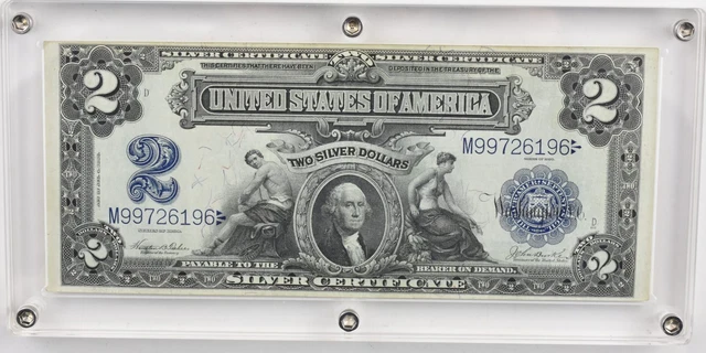 1899 $2 United States Silver Certificate Large Note *7332