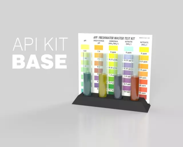 API Test Kit Testing and Draining Station - API Tube Holder Rack