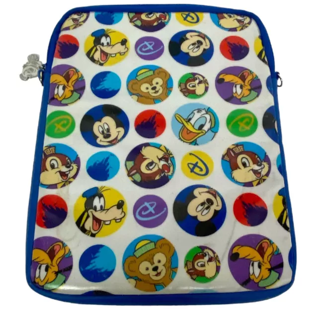 Mickey Mouse and Mixed Disney Characters with Nemo Zipper Tablet Ipad Case Cover 2
