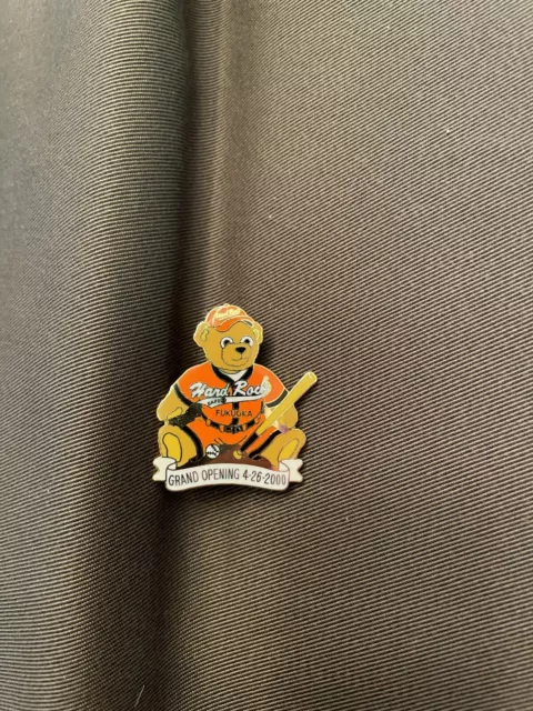 *Hard Rock Cafe Fukuoka - Grand Opening Baseball Teddy Pin* Limited 1,000 [2000]