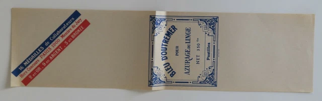 Publicités - ETIQUETTE BLEU D'OUTREMER -DALOZ