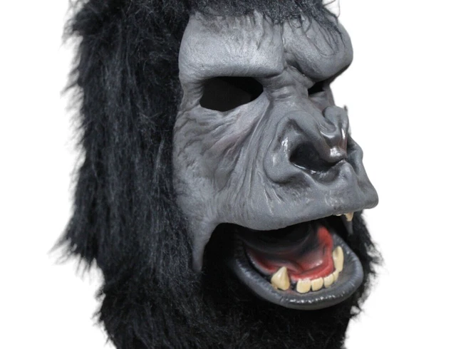 Zagone Studios Two Bit Roar Gorilla Primate Latex Halloween Face Mask | USA Made