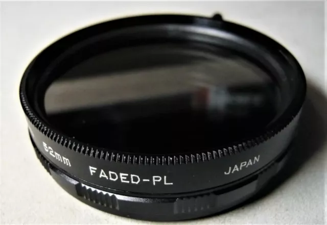 52mm Faded Linear Polarizer . VERY RARE and Scarce. NEW !