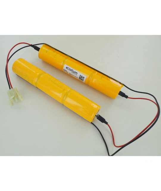 Batterie 3.6V 4AH NiCd OVA 51028E - Compatible Exiway One, Plus, Systèmes éclairage De Secours