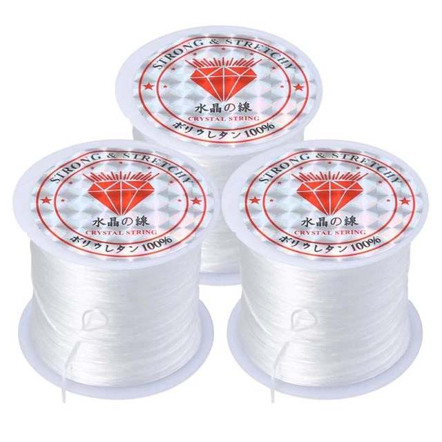 3 PC Bracelet Elastic Thread Beaded Line Crystal Beading Cords