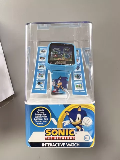 SONIC THE HEDGEHOG Touchscreen Interactive Smart Watch in box brand new ...