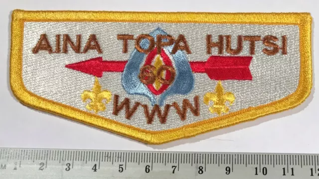 OA Lodge 60 Aina Topa Hutsi S27 Plastic Back Standard Texas Boy Scouts BSA