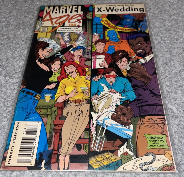 Marvel Age #133 X Wedding + War Machine Rare Feat Daredevil Marvel Comics 1994