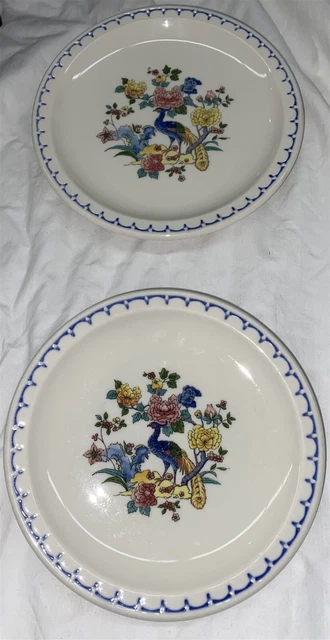 2 sizes Milwaukee Road Railroad Peacock Syracuse china dining car round plates