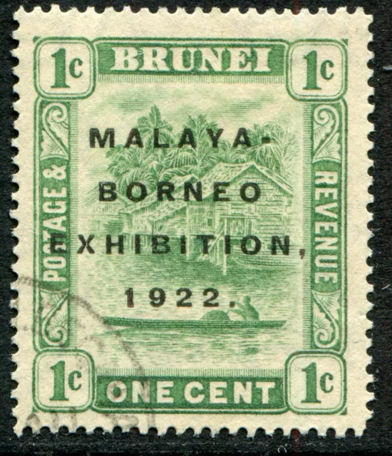 Brunei 1922 Exhibition 1c SG 51 used (cat. £65)