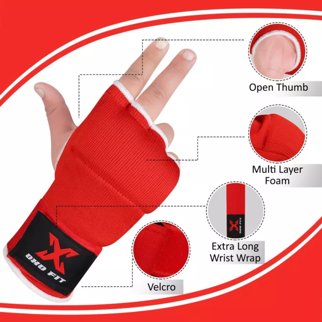 Guanti da Fitness boxing Sottoguanti MMA Fasce Boxe Mani Pugilato Interi Kick