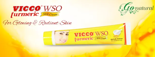 Vicco Turmeric WSO Face Cream Pimples Blemishes Healthy Glowing Skin Cream 15g