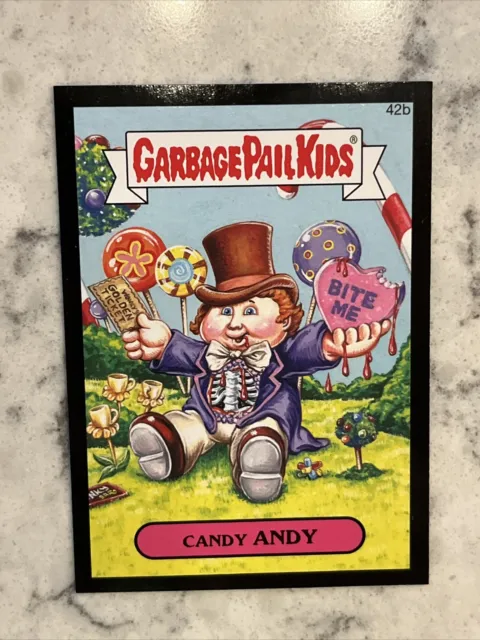 2015 GARBAGE PAIL KIDS # 42b CANDY ANDY CARD