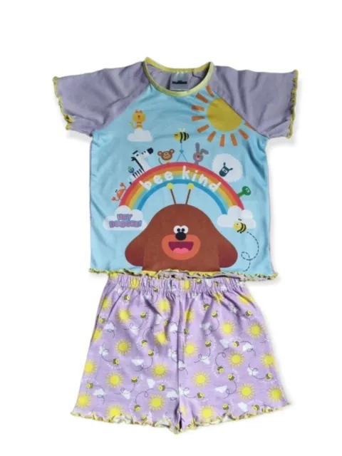 Girls Hey Duggee Short Pyjamas Baby Toddler Size Age 12 Months to 4 Years