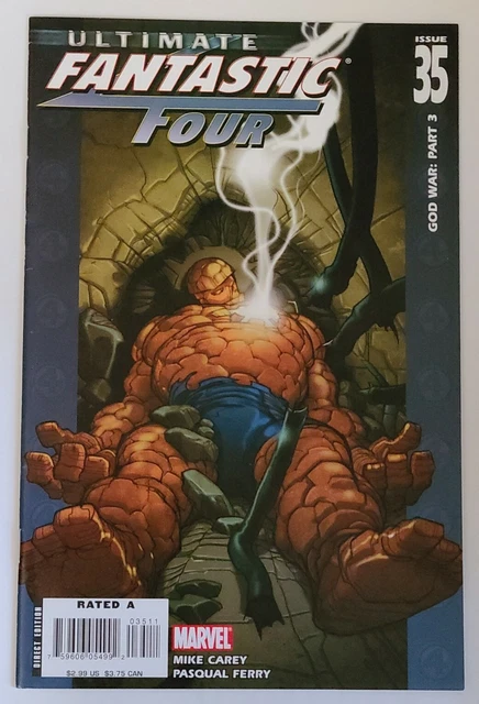 Ultimate Fantastic Four  #35 (Marvel 2007 Series)Nos Est~9.4+Nm Grade Mike Carey
