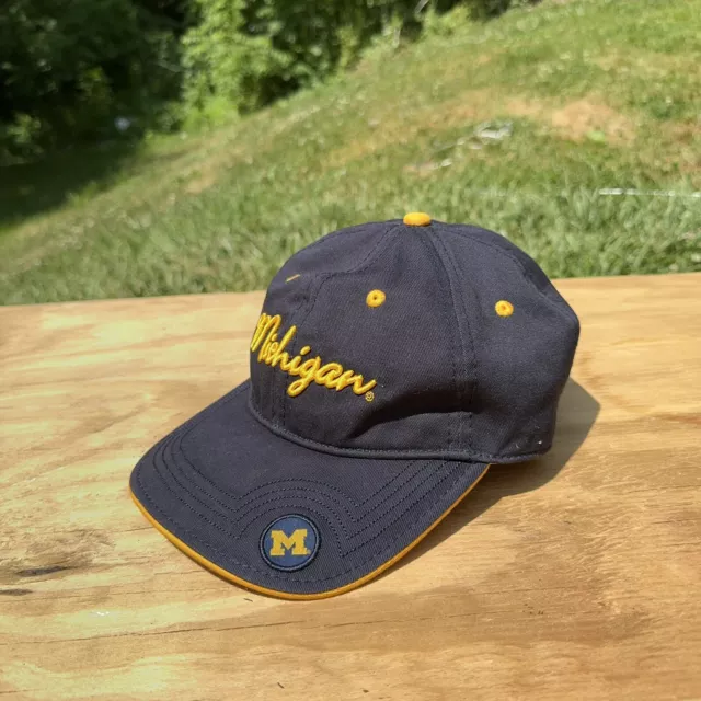 Vintage University of Michigan Wolverines Hat Cap The Game Strapback Adjustable