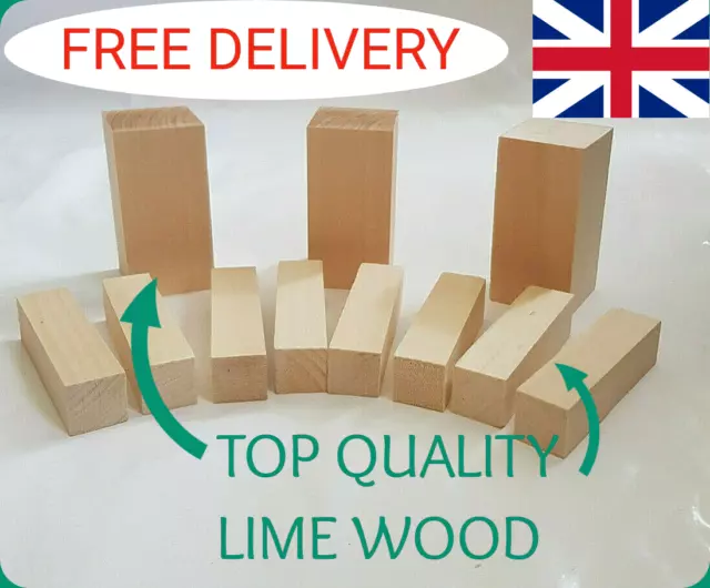 English Lime Wood Carving Blanks Big sizes Woodturning Basswood Linden  Sculpting